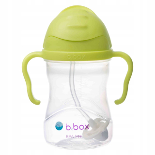 B.Box BB00512 pohár so slamkou 240 ml zelená